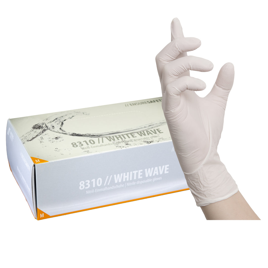 Gants Nitrile White