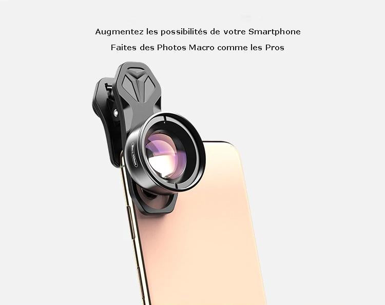Objectif Macro Léger F1.05 Support Inclus Objectif Macro Zoom 10-20x, Ultra-léger APL-ZM100 Smartphone Macro Zoom Macro 10-20x Pour Téléphone Portable Objectif Macro Léger F1.05 Support Inclus Objectif Macro Zoom 10-20x, Ultra-léger APL-ZM100 Smartphone Macro Zoom Macro 10-20x Pour Téléphone Portable